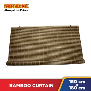 (MR.DIY) Bamboo Outdoor Curtain Blinds (150 X 175cm)