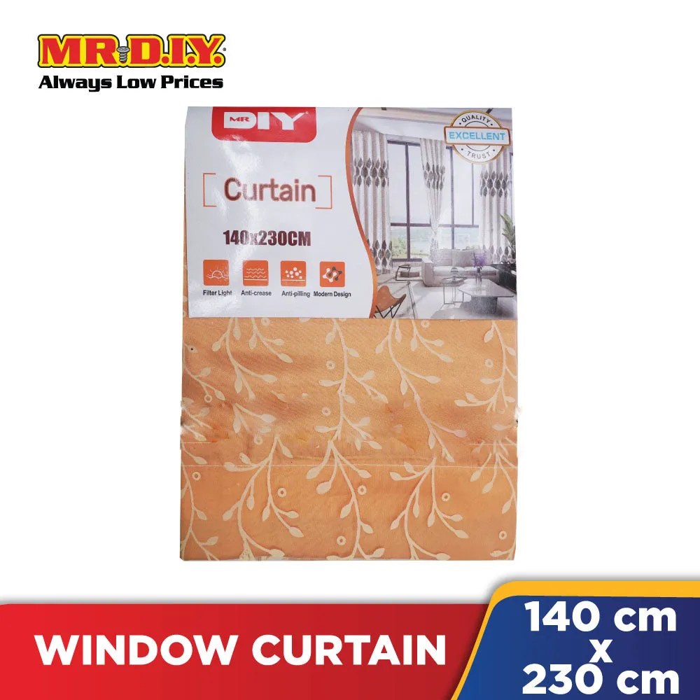 (MR.DIY) Double-Layer Window Curtain (230cm x 140cm)