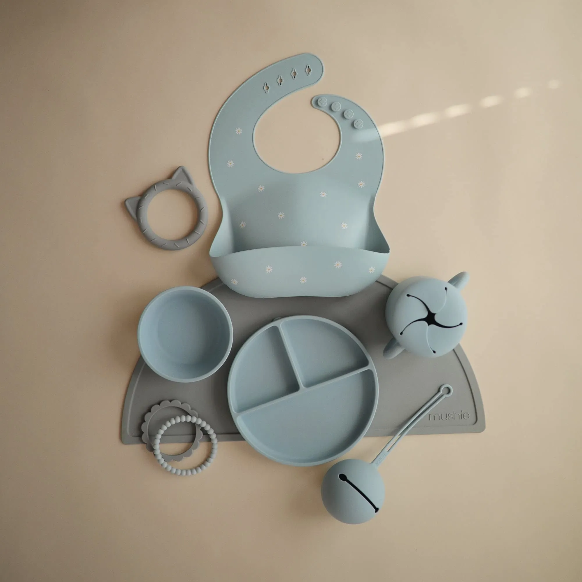 mushie Silicone Baby Teether Toy | Bunny