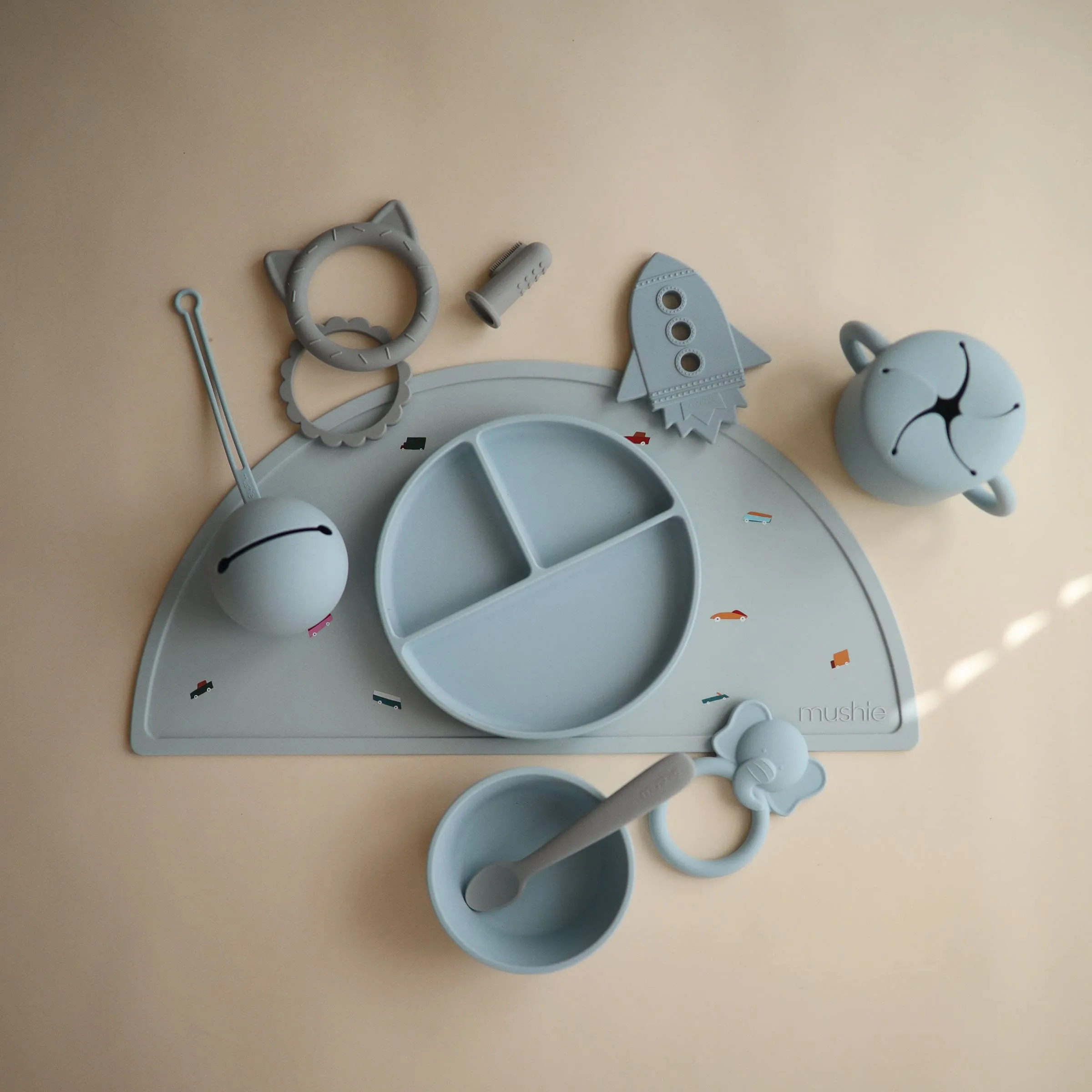 mushie Silicone Baby Teether Toy | Bunny