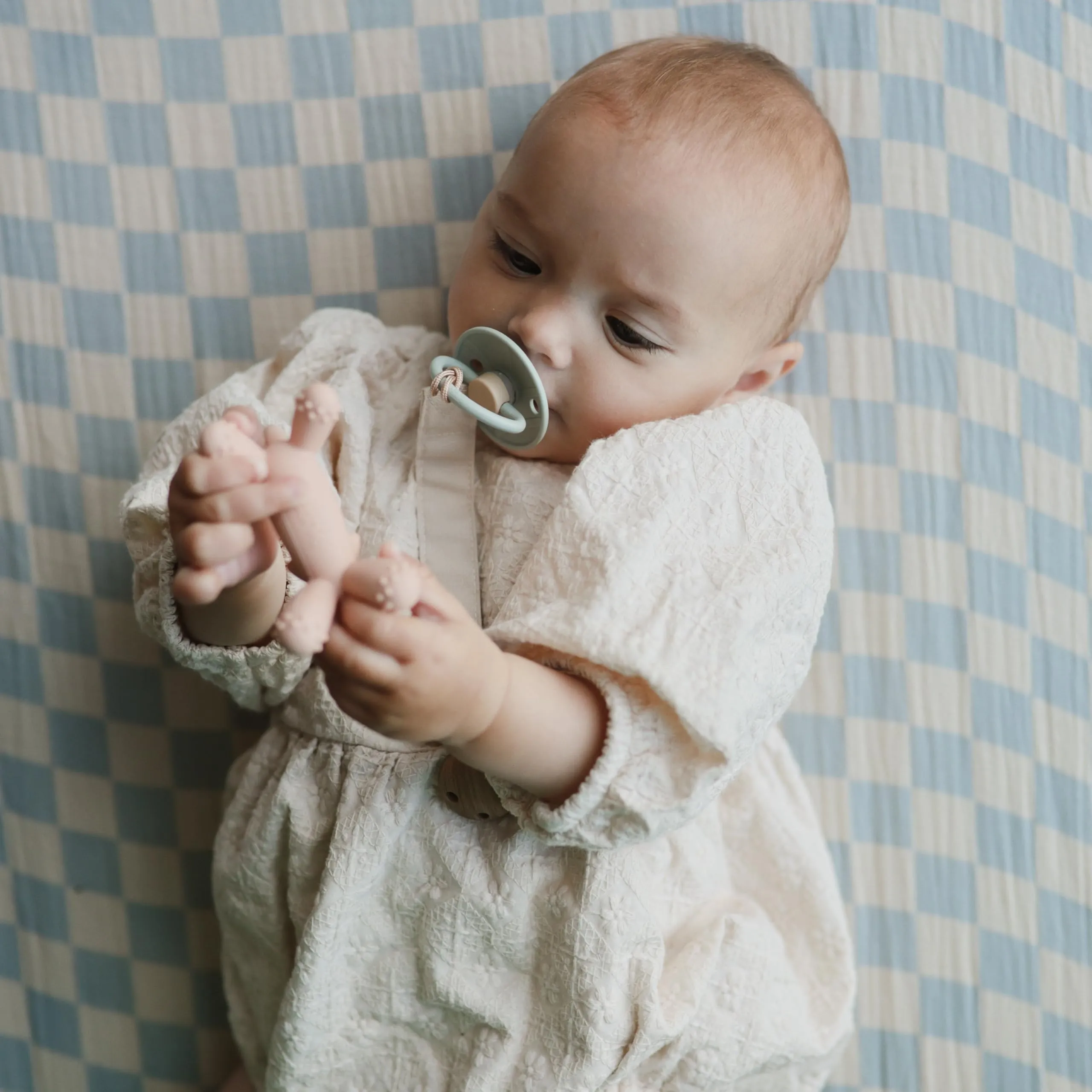 mushie Silicone Baby Teether Toy | Bunny