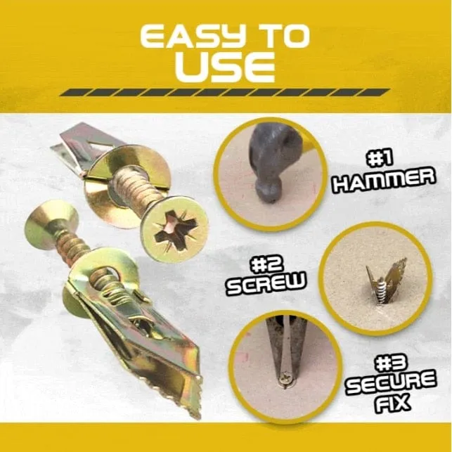NAILPRO Self Drilling Expansion Screws - 10 PCs
