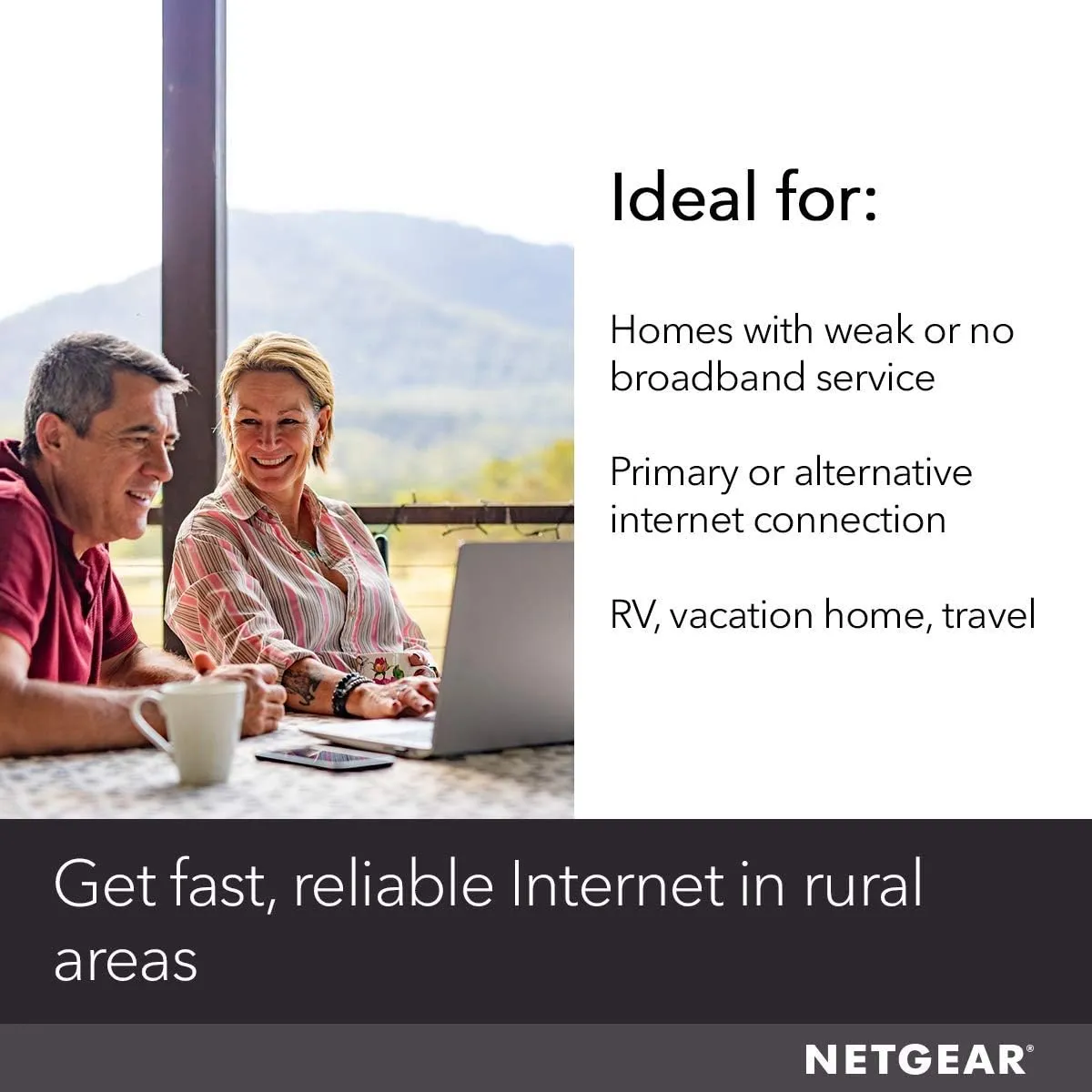 NETGEAR 4G LTE Broadband Modem - Use LTE as Primary Internet Connection (LB1120)