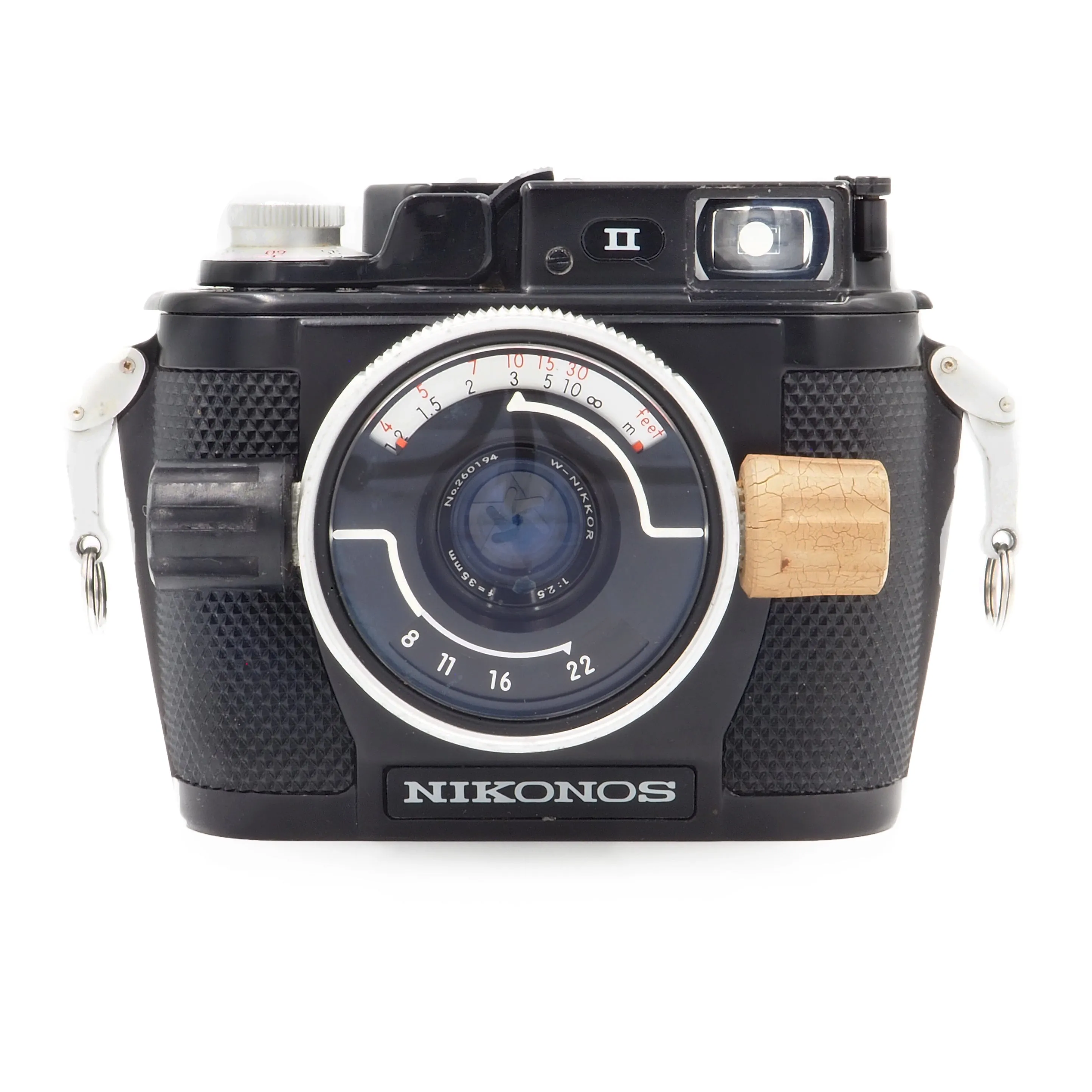 Nikon Nikonos II Underwater Camera with W-Nikkor 35mm f/2.5 Lens - USED
