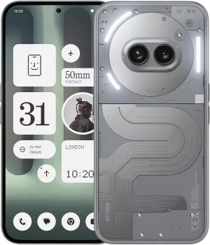 Nothing Phone (2a) Plus Smartphone, MTK 7350 Pro 50 MP Triple Camera, 6.7" 120 Hz AMOLED Display, 5000mAh 50W Fast Charge NFC 12 GB 256 GB Grey