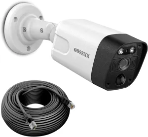 OOSSXX 4K PIR POE Extend Camera Outdoor Indoor Video Surveillance Security Waterproof Wired POE Camera, Home IP 4K 8MP Camera, Night Vision, Just Extend POE Kits