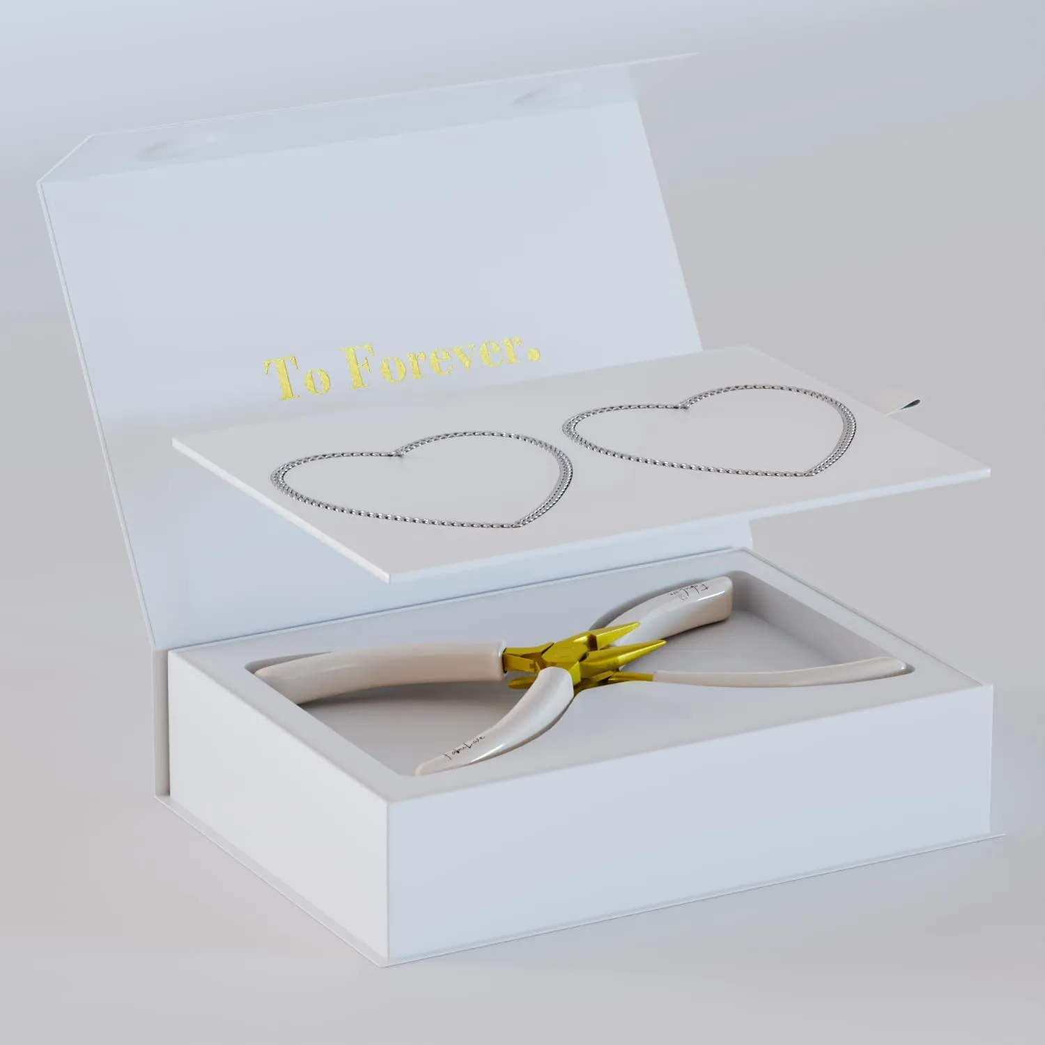 Permanent Bracelet Kit  DIY Bracelet Making for Couples, BFFs  Couples Gift, Friendship Bracelets  Date Activity, Anniversary, Valentines Day Gift  His and Her Bracelets (Gold)