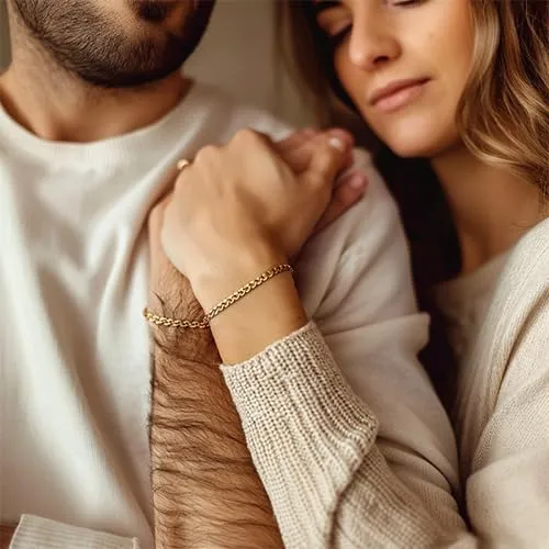Permanent Bracelet Kit  DIY Bracelet Making for Couples, BFFs  Couples Gift, Friendship Bracelets  Date Activity, Anniversary, Valentines Day Gift  His and Her Bracelets (Gold)
