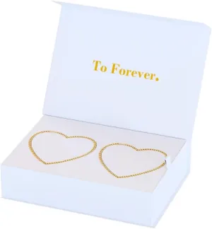 Permanent Bracelet Kit  DIY Bracelet Making for Couples, BFFs  Couples Gift, Friendship Bracelets  Date Activity, Anniversary, Valentines Day Gift  His and Her Bracelets (Gold)