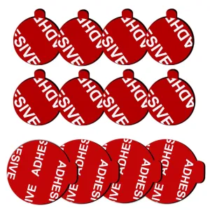 PKYAA 8 Pack Sticky Adhesive Compatible with Socket Mount Base, Double-Sided Replacement Tape for Car Magnetic Phone Holder, 4 Pack Sticker Pads for Collapsible Grip & Stand Base