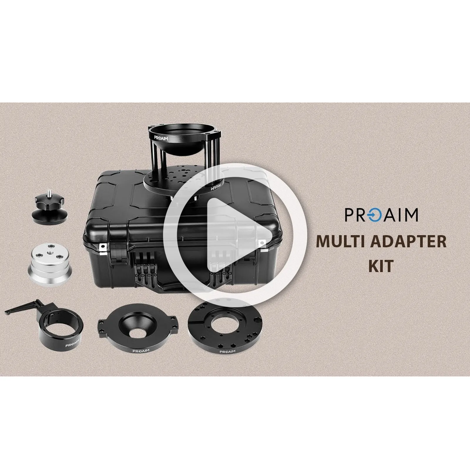Proaim Multi Adapter Kit (Mitchell  Euro/Elemac - Bowl) for Camera Rigging