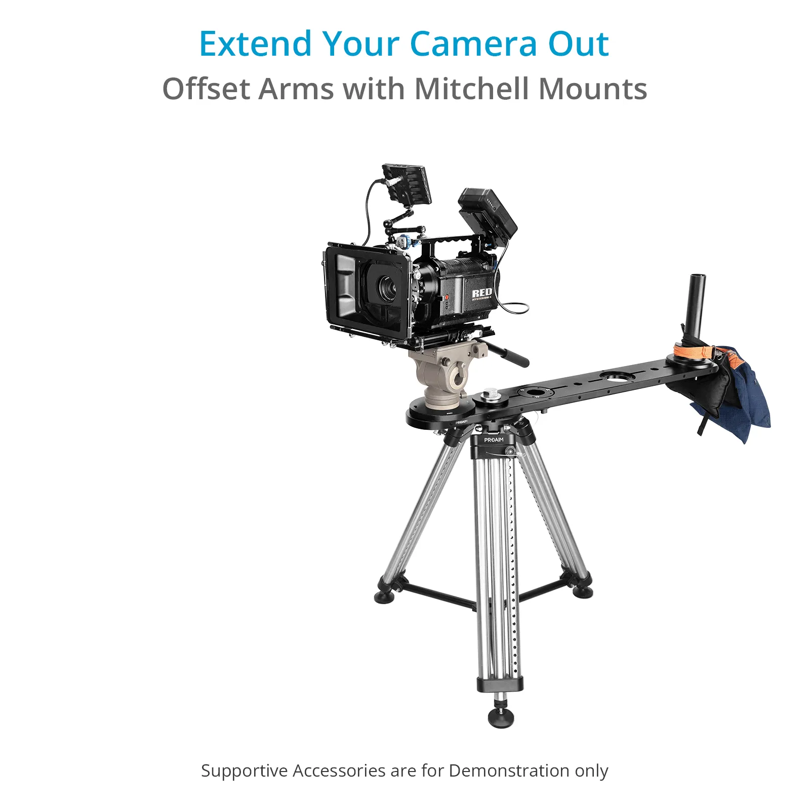 Proaim Zyline Camera Offset Arms - Mitchell Mount | 3 Sizes