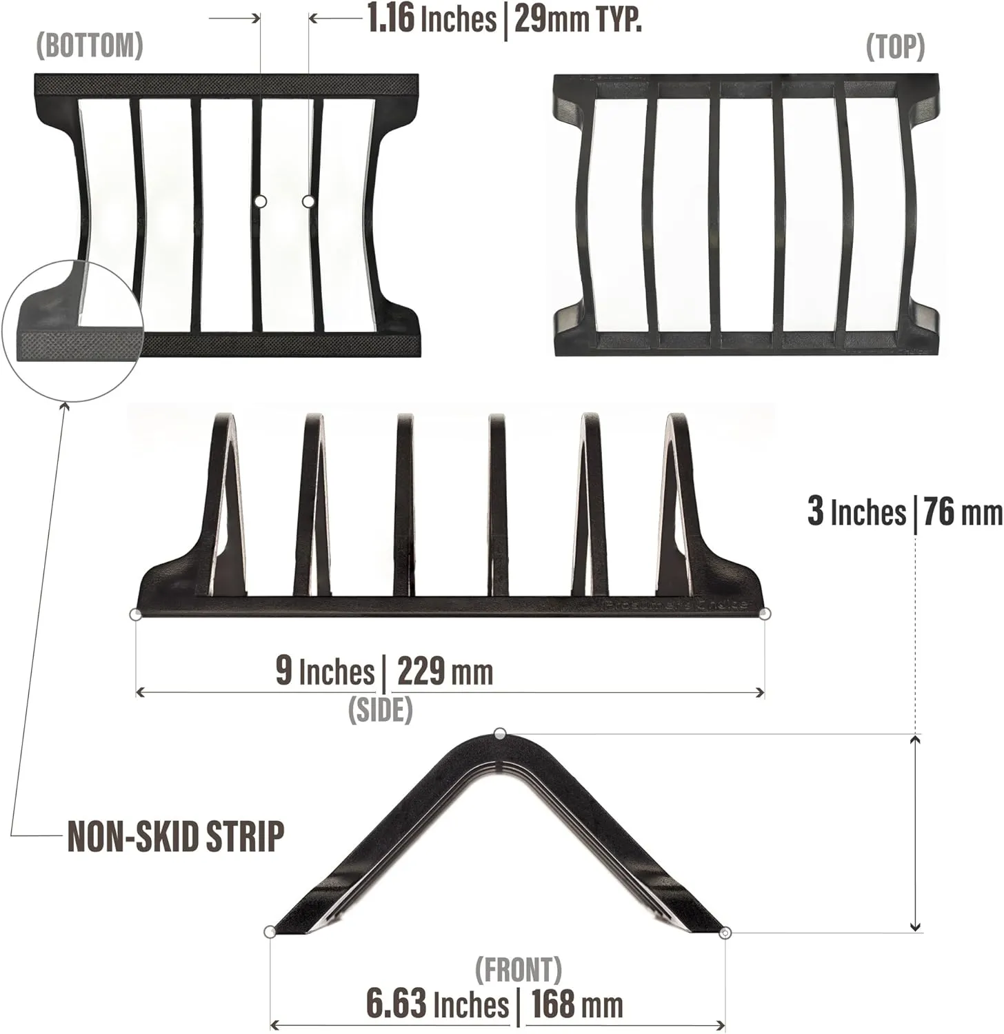 Prosumer's Choice Universal 5 Tablet and Smartphone Charging Organizer Rack/Desktop Stand Holder | iPad Storage Rack