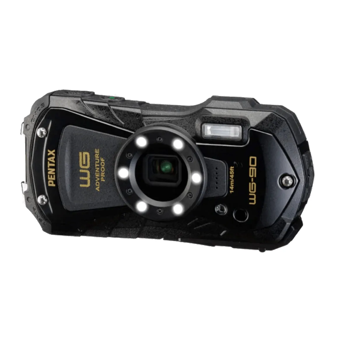 Ricoh Pentax WG-90 16 MP Digital Camera - Black -  Open Box