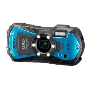 Ricoh Pentax WG-90 16 MP Digital Camera - Blue - Open Box