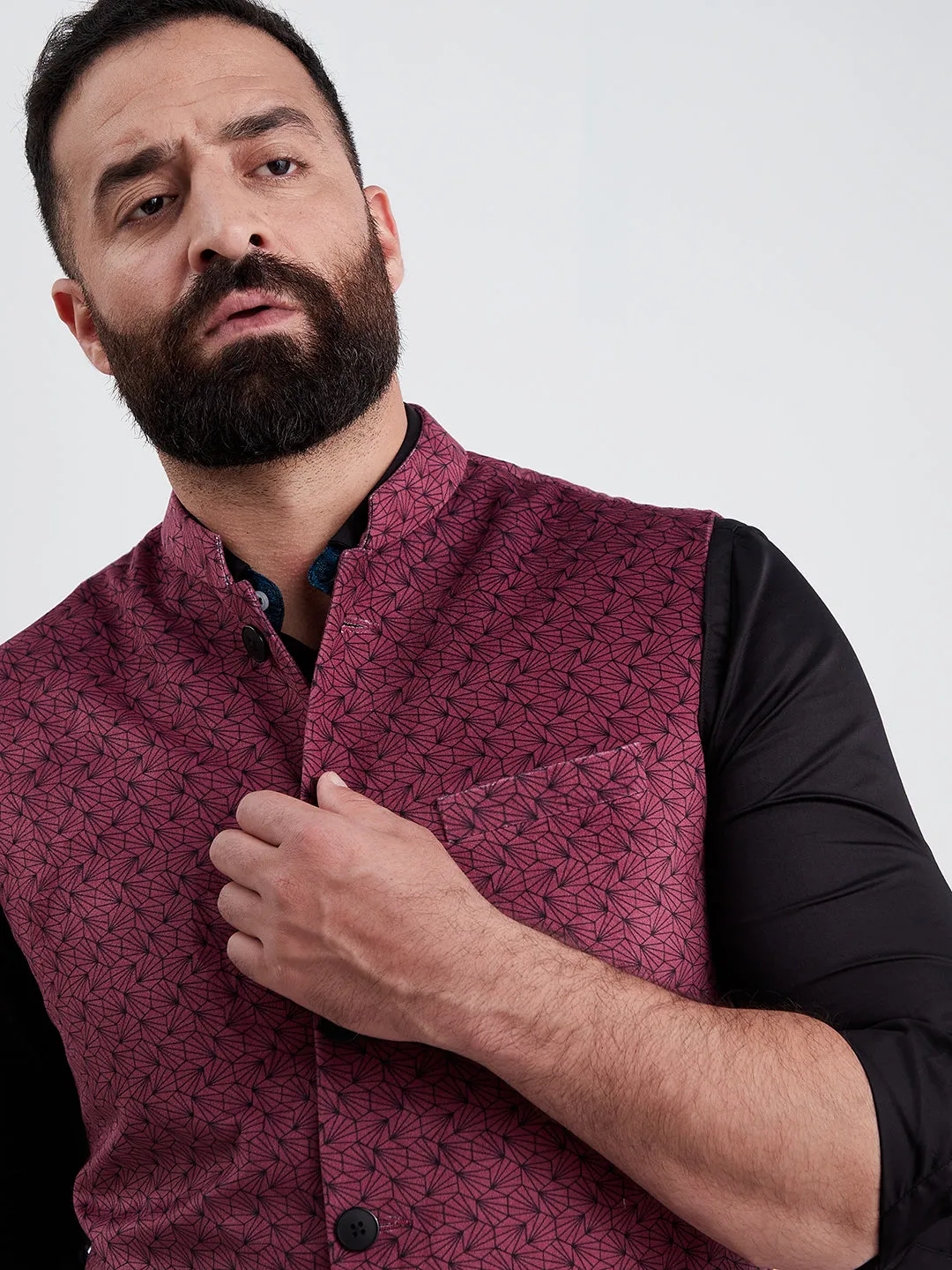 Rosewood Nehru Jacket