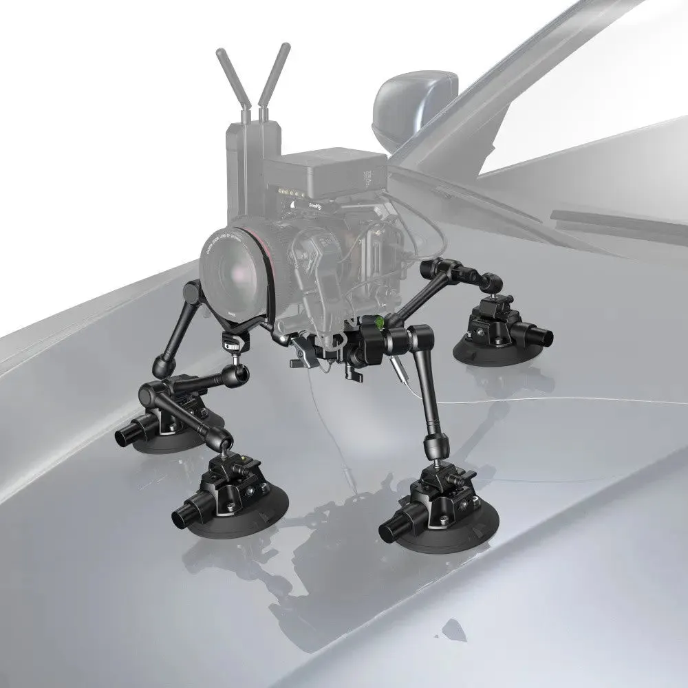 SmallRig 3565 All-in-One 4-Arm Suction Cup Camera Mount Kit for Vehicle Shooting SC-15K
