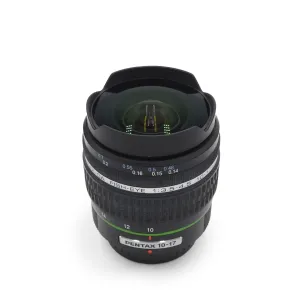 SMC Pentax-DA Fisheye 10-17mm f/3.5-4.5 ED K mount Lens - USED