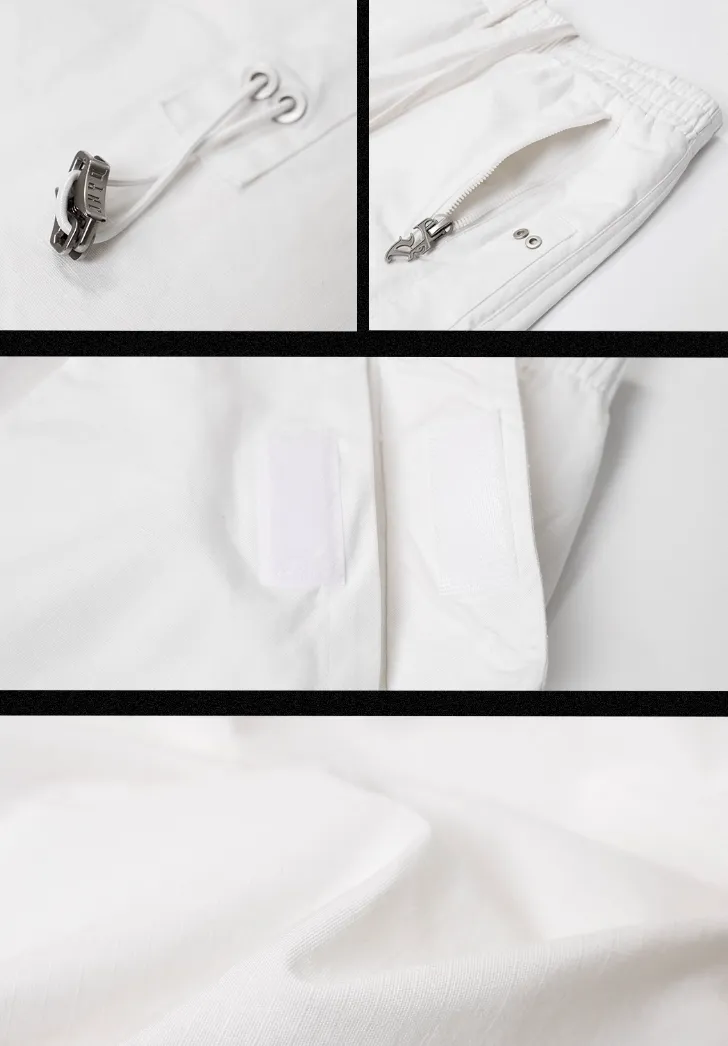 Solid Color Square Paratrooper Work Pants
