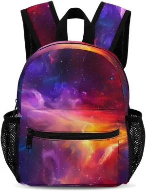 Starry Night 13 Inch Backpack Waterproof Lightweight Travel Backpack Purse Hiking Daypack