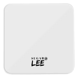 SugarLee Bathroom Scale, Digital Bathroom Scale for Body Weight, Smart Scale with Precise and Clear Large LCD Display, 6mm Tempered Glass, 500 LBS