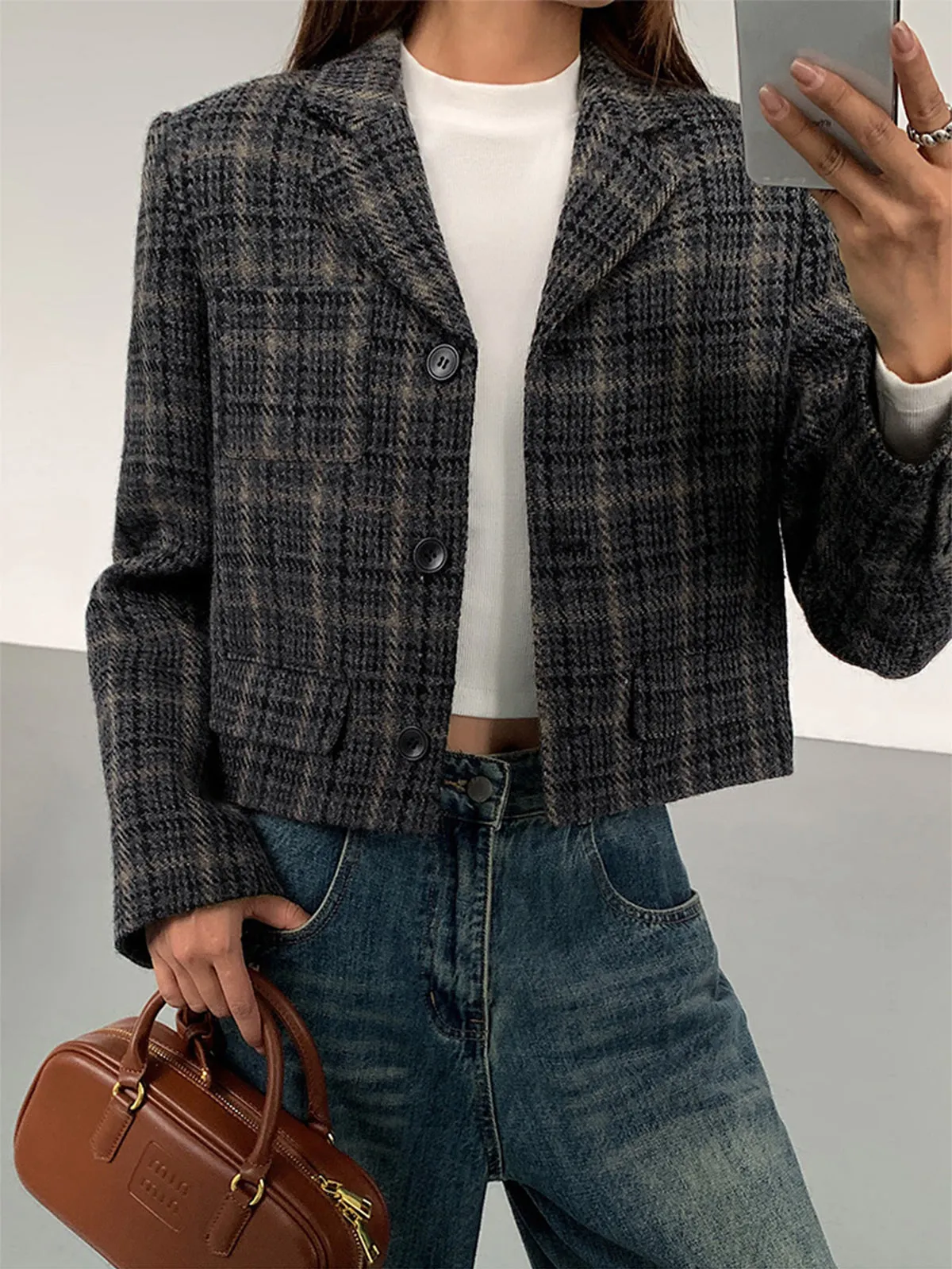 Tweed Charming Crop Blazer