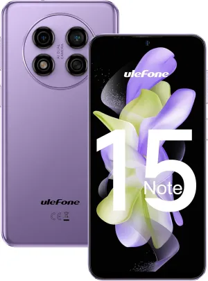 Ulefone Note 15 GSM 3G Unlocked Smartphone, 6.22 inch Display, Android 12 2GB 32GB, All Day Battery, 3-Card Slots, Dual SIM Unlocked Cell Phones, 8MP 5MP Camera, GPS/Face Recognition - Purple