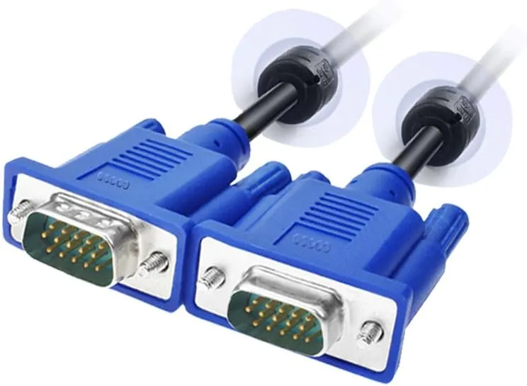 VGA Standard 15-Pin Male to Male Cable, 4.8Ft(3 5)