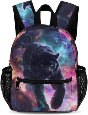 Wildlife Tiger Galaxy 13 Inch Backpack Waterproof Lightweight Travel Backpack Purse Hiking Daypack