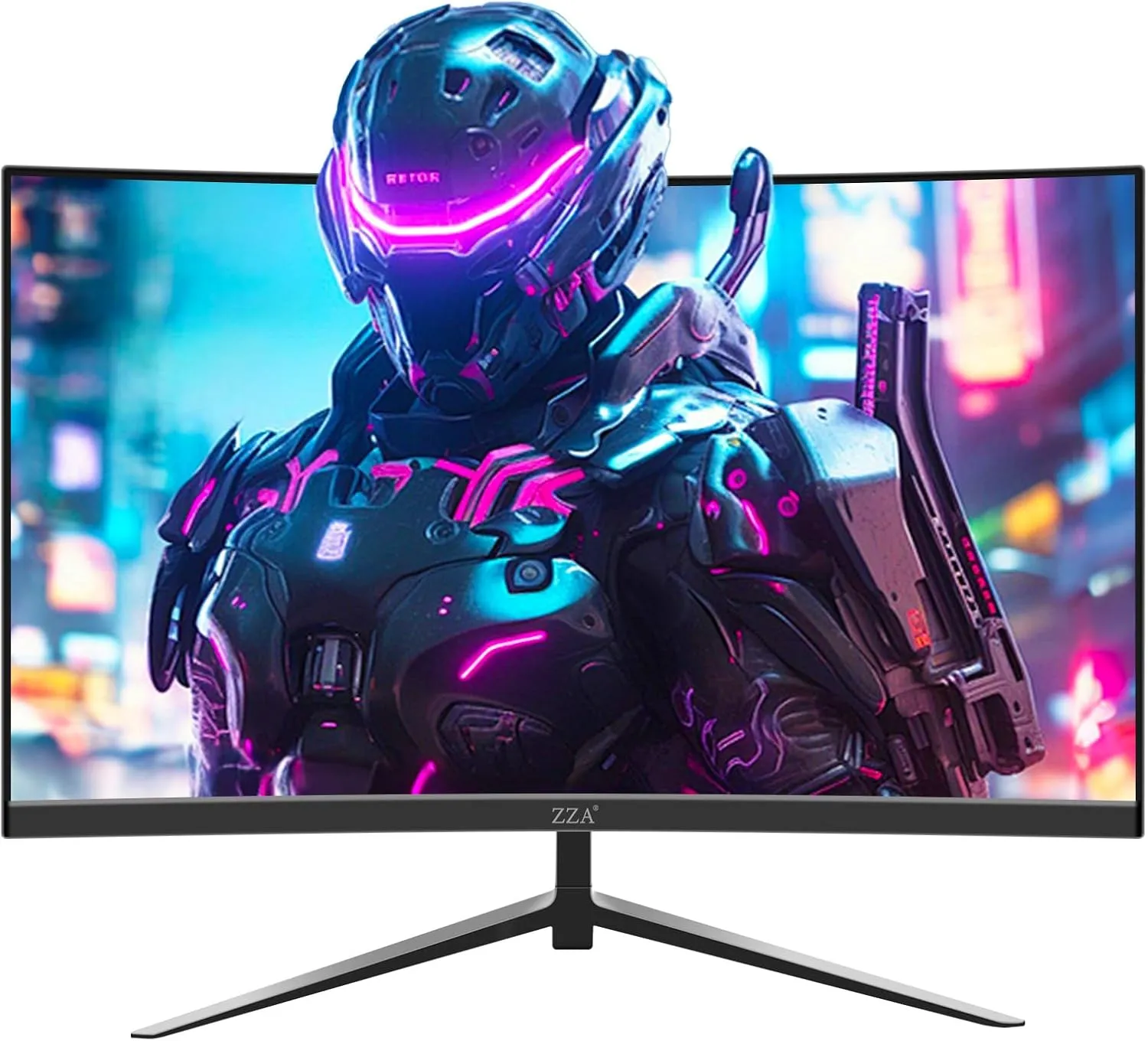 ZZA Gaming Monitor 27 inch PC Gaming Computer Monitor-165/200Hz 1ms -FHD 1080PFreeSyncHDMI 2.0Display Port 1.4VA Angle AdjustableVESA Compatible,Black